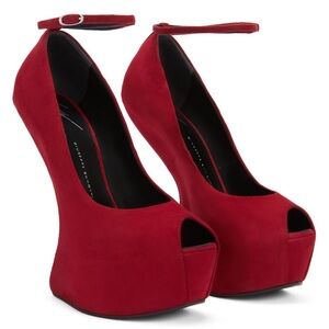 Giuseppe Zanotti Curve Jem Red Heels Size 37